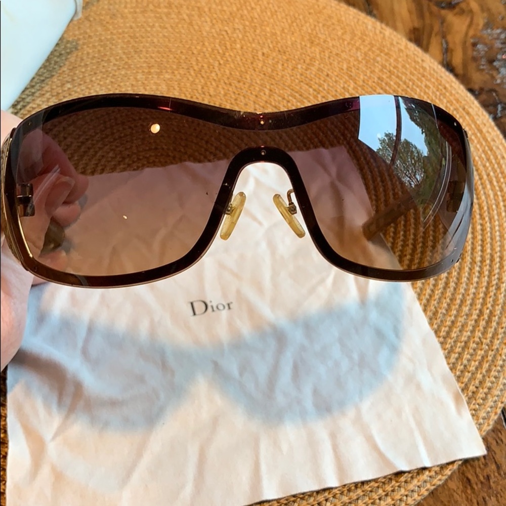 Christian Dior wrap sunglasses
